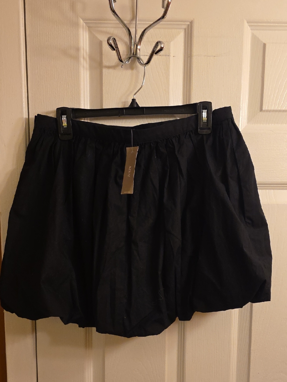 J. Crew Black Bubble Skirt